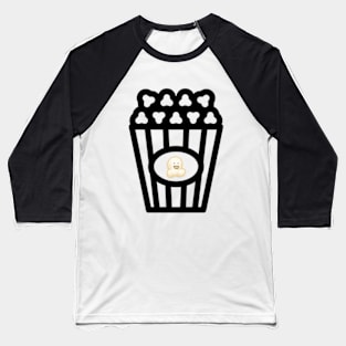 Popcorn,Lover Heartbeat,Gift Popcorn Baseball T-Shirt